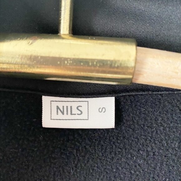 NILS Black Mock Neck Quarter Zip 1/4 Fleece S - Picture 6 of 11